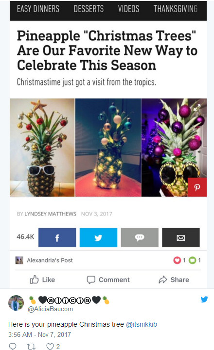 今年圣诞节最火的不是圣诞树,而是它! 今年圣诞节最火的不是圣诞树,而是它!