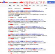 网站快照被劫持 标题描述被篡改成博彩内容的解决方法