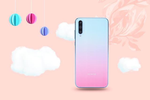 荣耀20青春版图赏：幻彩渐变超级柔美