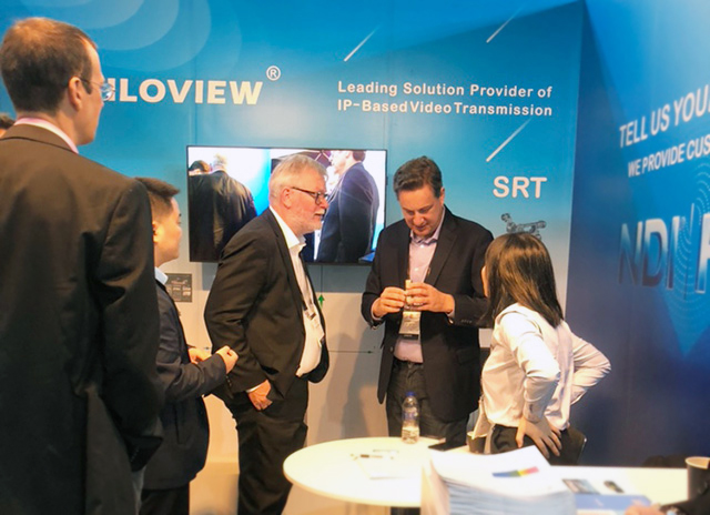 局域网低延时NDI技术+互联网低延时SRT技术,亮相2019IBC