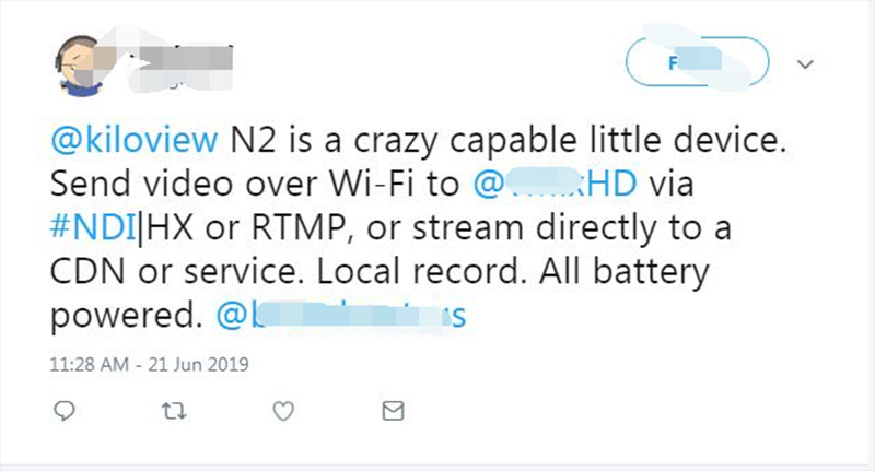 客户A对N2编码器好评反馈