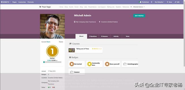 重大剧透！全球排名第一的免费开源ERP Odoo 13新功能特性预告