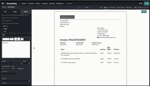 Odoo 12：一个成熟的企业管理软件