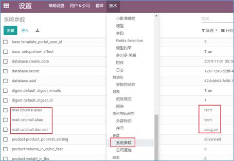 免费开源ERP Odoo 13系统E-mail邮件功能设置操作指南