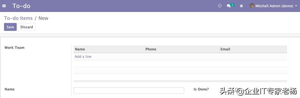Odoo v12 开发者模式快速入门