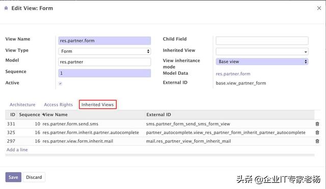 Odoo v12 开发者模式快速入门