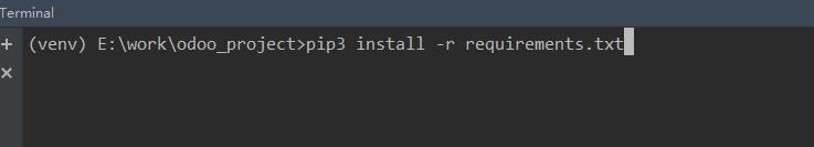 Odoo开发环境的准备