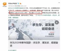 8500亿！华为2019成绩单：手机2.4亿部，华为2019年盘点