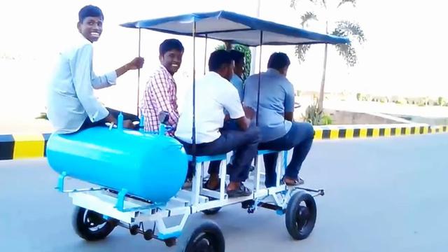 初中生发明空气汽车不用油不用电，成本只要800元