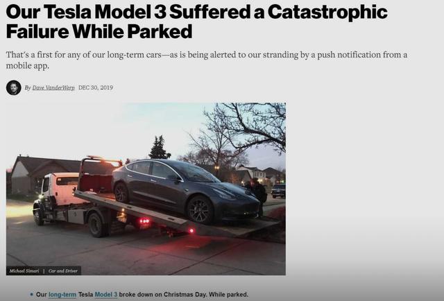 车未动也能坏？一位特斯拉车主收到信息推送后，让他很生气