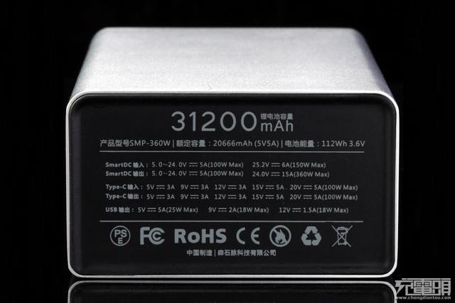 黑科技SmartDC-森石脉推出PowerBen能源堡360W移动电源