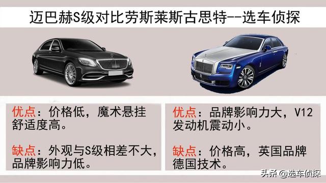 迈巴赫S级对比劳斯莱斯古思特，谁的东家品牌运作更成功