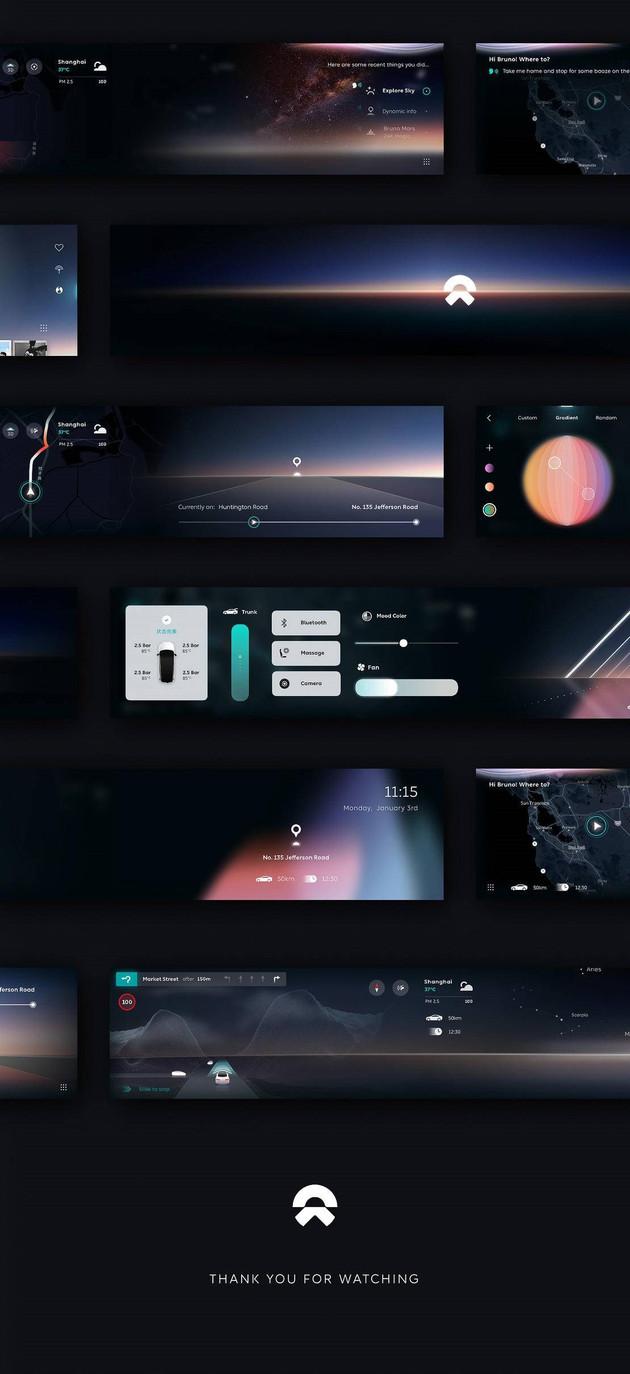 配备横直三联大屏！蔚来下一代内饰中控渲染图曝光