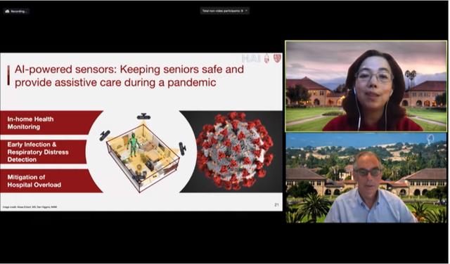 AI女神李飞飞率队科技抗疫：家用监控系统，远程反馈新冠症状