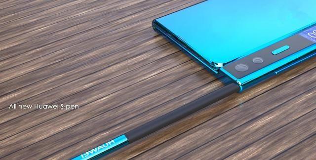 华为MateX2概念图：双屏幕前后6镜头，屏下指纹识别带手写笔