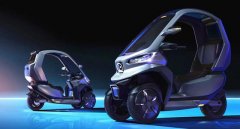 小牛电动倒三轮，带顶棚，可实现自动驾驶，最大续航200公里