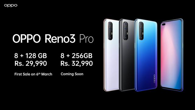 联发科P95+6400万四摄，OPPO Reno3 Pro印度版正式发布