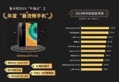 鲁大师公布2019年度大奖排名，华为旗舰错失机皇之位？