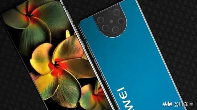 华为Mate40概念图：圆月弯刀五镜头，前摄和人脸识别隐藏屏下