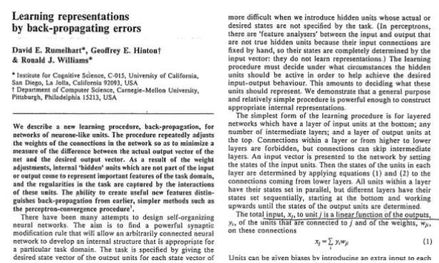 神经网络之父再审视34年前成果，欲在大脑中搜寻AI方法的“存在”