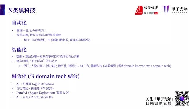 线性王淮：为什么现在需要“灰科技”？ | 甲子直播第五期回顾