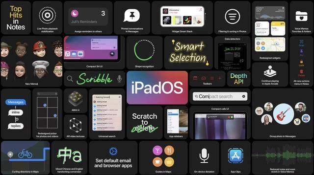 苹果发布iPadOS 14：彻底重建搜索引擎、加入手写笔记辨识