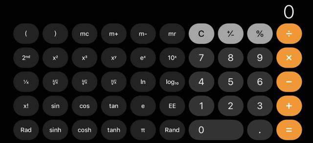 手机有计算器的快看看，我也才知道，可别浪费了4个实用功能