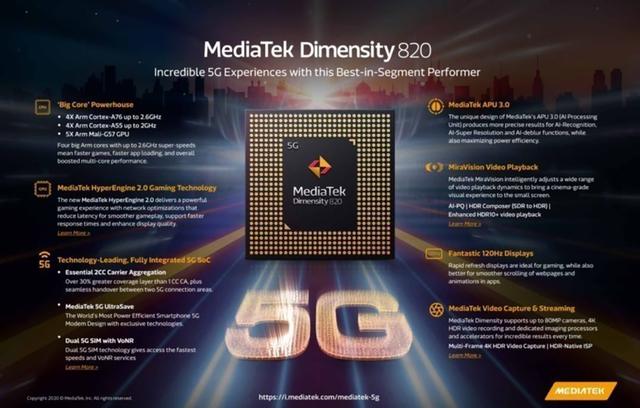 联发科天玑820横扫中端市场,安兔兔公布6月性能榜,OPPO非常稳