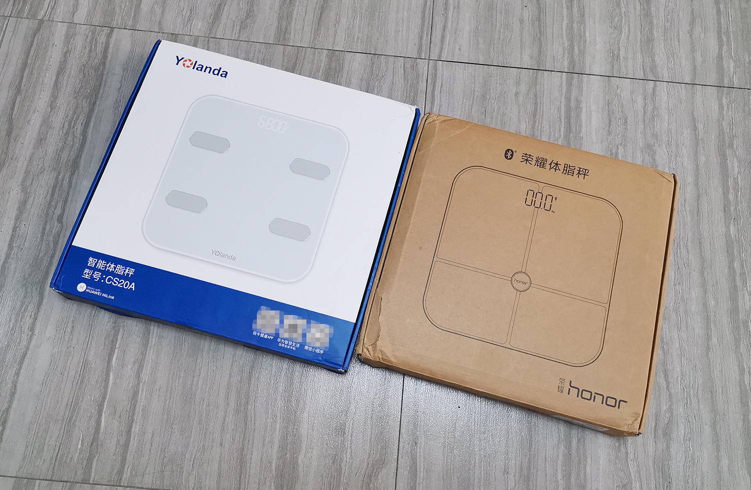 新买了云康宝体脂秤,和我的旧体脂秤对比一下吧