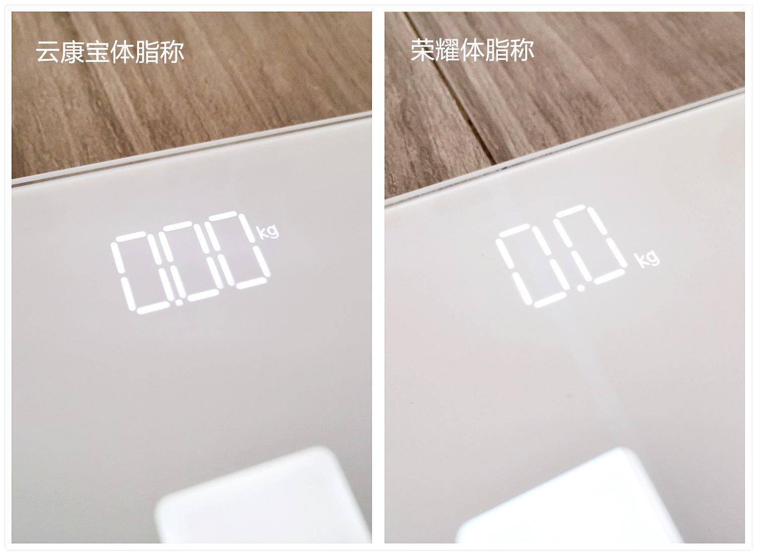 新买了云康宝体脂秤,和我的旧体脂秤对比一下吧