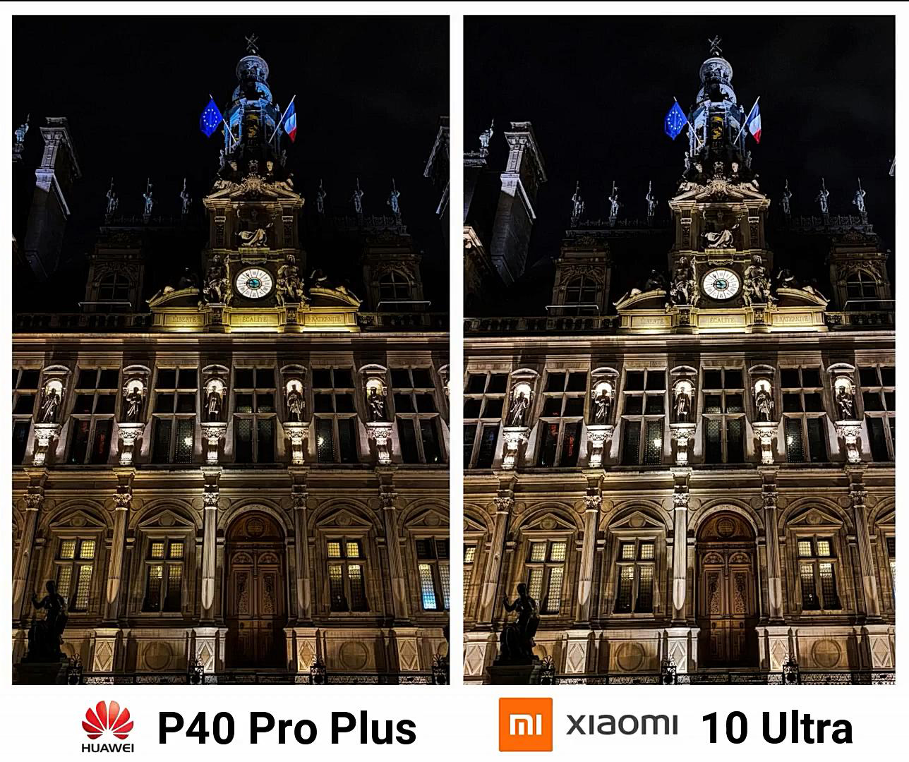 小米10纪念版与华为P40Pro+夜拍对决：谁料到差距如此大