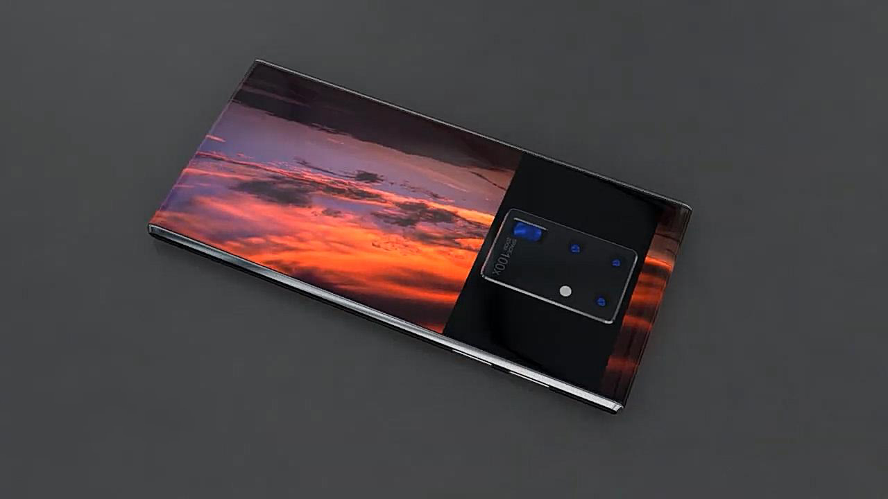 华为Mate40Pro概念图：取消充电口瀑布屏，双面屏惊艳吗