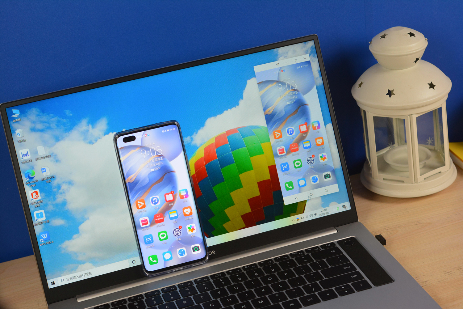 荣耀笔记本生产力测试，一碰传，还能把手机电脑合二为一