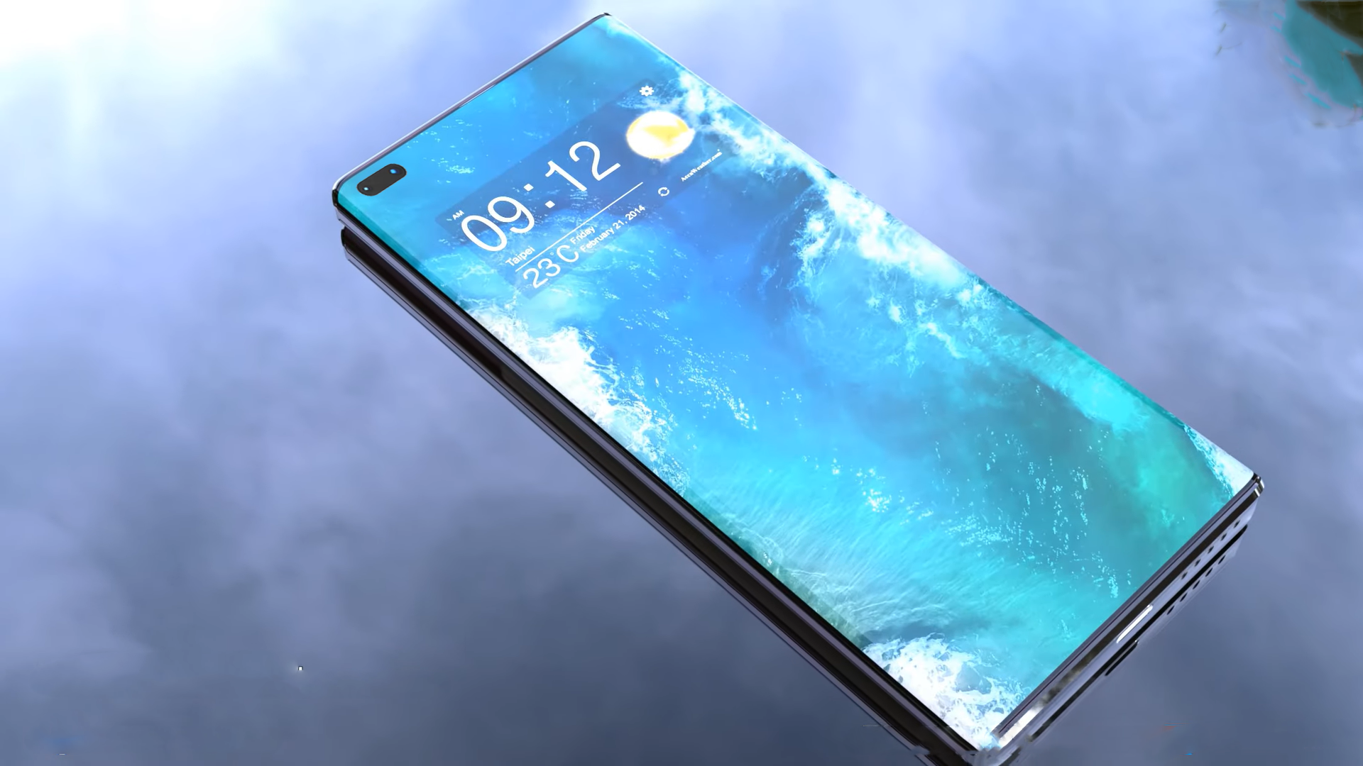 摩托罗拉5G概念机：钻孔屏+后置三摄 这才是旗舰机皇