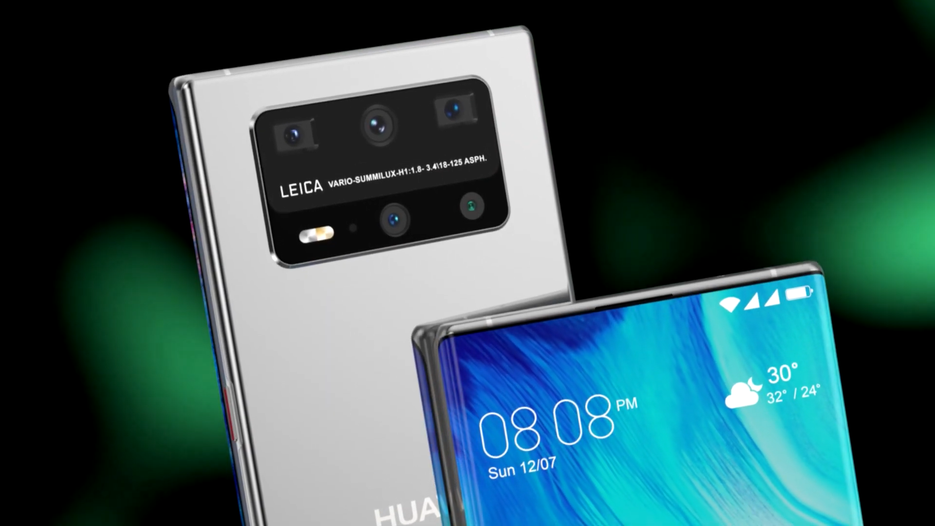 华为5G概念新机，隐藏前置摄像头，这才是真全面屏手机