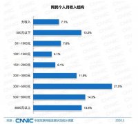 CNNIC报告：全国6.5亿网民月收入不足5000元 事情的详情始末是怎么样了?