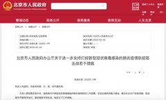北京：对受疫情影响经营暂时出现困难但有发展前景的企业不抽贷、不断贷、不