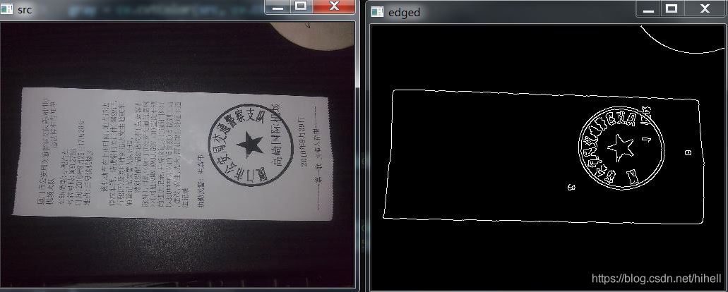 Python OpenCV 图像区域轮廓标记,可用于框选各种小纸条