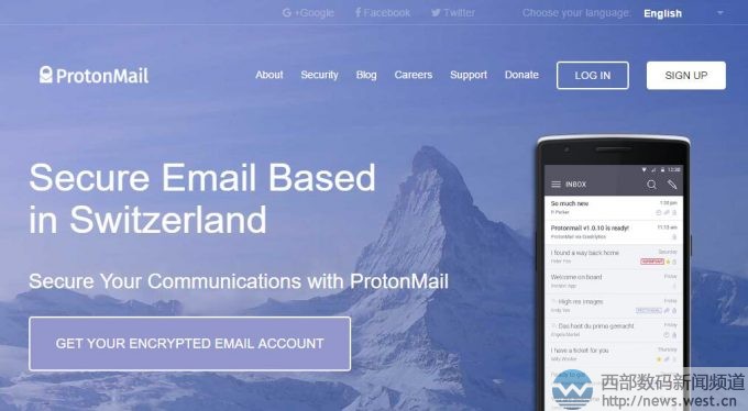 加密电邮服务商ProtonMail启用极品域名PM.me