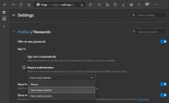 微软 Edge 浏览器 “自动填充密码”功能将支持 Windows Hello 验证!
