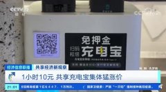景区共享充电宝 1 小时 10 元上热搜