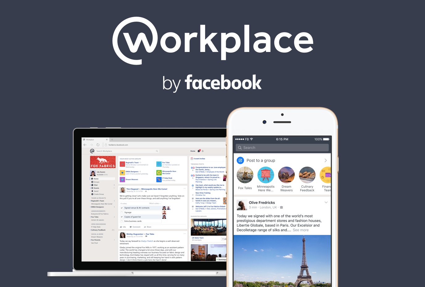 Introducing Workplace By Facebook - About Facebook