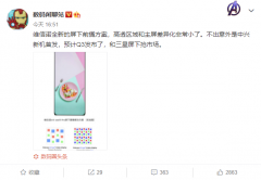 维信诺全新的屏下前摄方案曝光：预计 Q3 发布