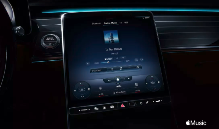 苹果 Apple Music 将集成到奔驰 MBUX 车载娱乐系统中,C 级和 S 级新车尝鲜