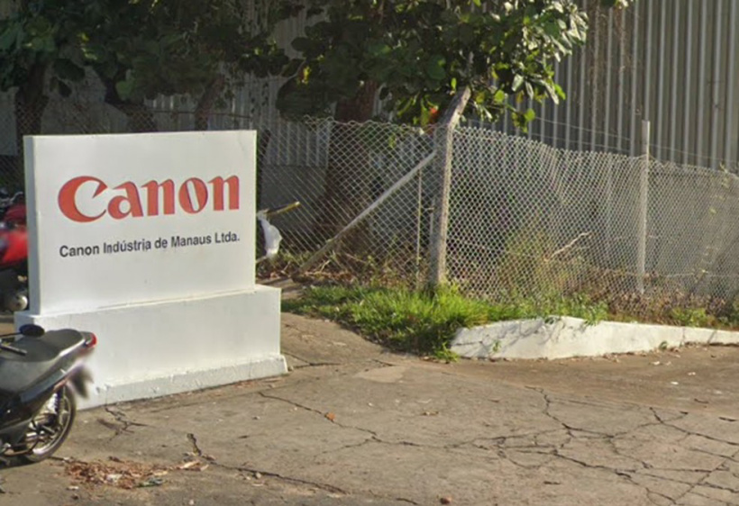 日本佳能公司将于 7 月关闭巴西工厂,不会影响业务 Canon Logo Manaus. — Foto: Reprodu??o / Google Street View