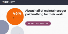 46% 的开源维护者没有任何报酬