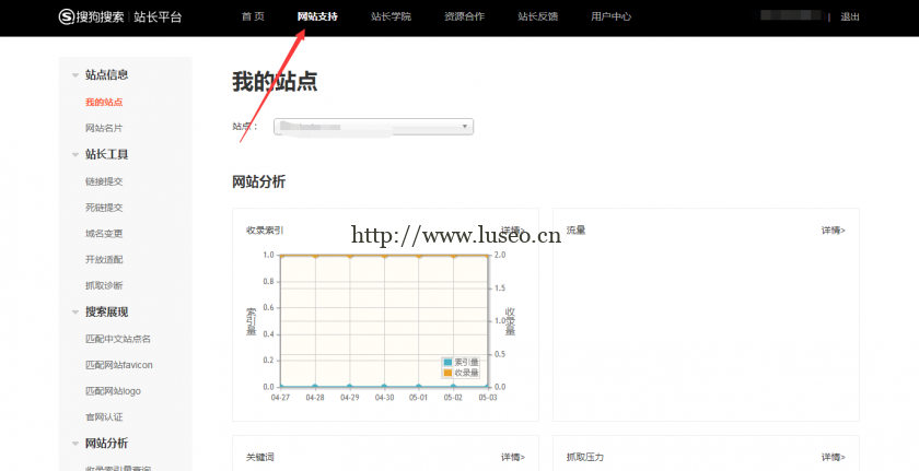 SEO优化教程：搜狗没有sitemap权限也能提交sitemap地址的方法