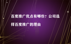 百度推广优点有哪些？公司选择百度推广的理由 新手做seo怎么做