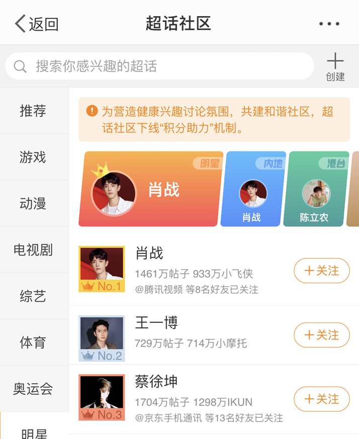 微博:超话社区下线“积分助力”机制
