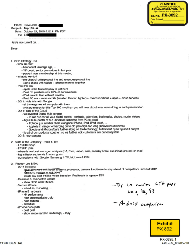 乔布斯邮件证实:苹果曾考虑推出“iPhone nano”,比 iPhone 4 更小也更便宜